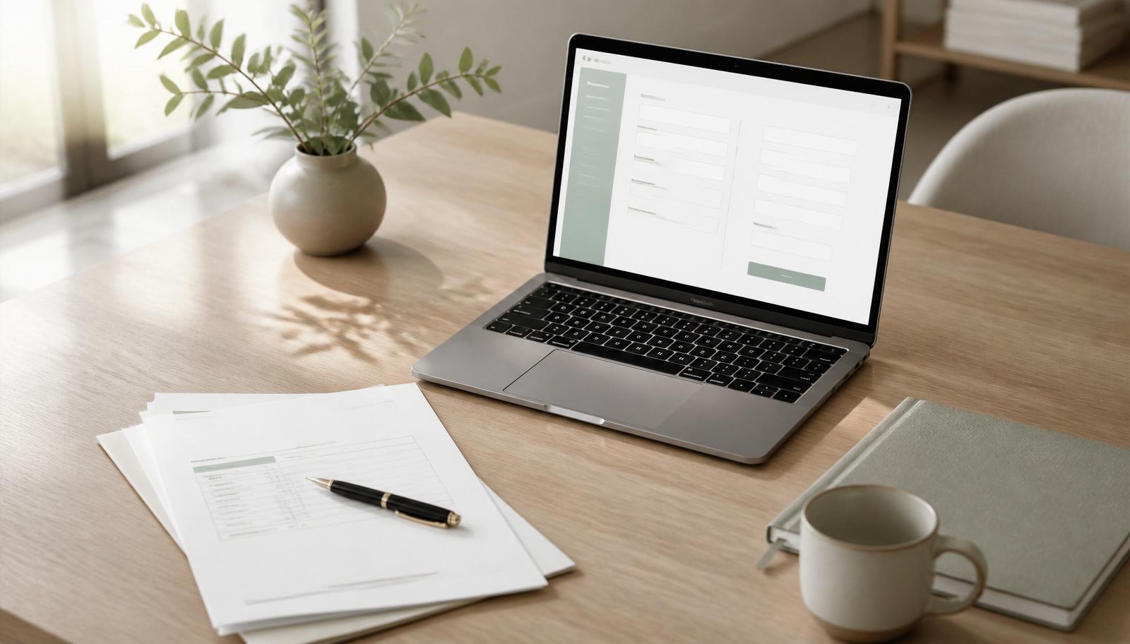 Digitale Formulare am Arbeitsplatz — Immobilien Storch